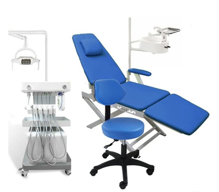 461-Portable Lightweight Dental Chair with Steel and Plastic Construction Without Spitton Unit in Stock-.jpg